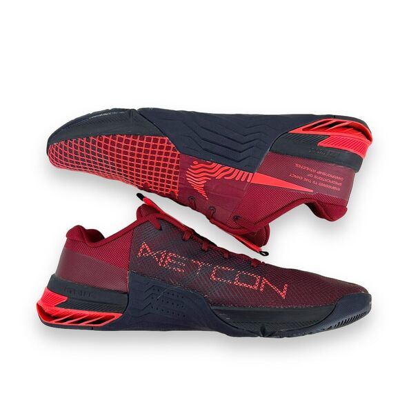 Nike Sneakers Metcon 8 Team Red Crimson Black DO9328-600 Mens Training Size 13 - Picture 9 of 16